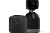 Blink Outdoor 4 (4th Gen) + Blink Mini Pan-Tilt Camera — Smart security camera, two-way talk, HD…