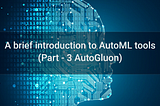 A Brief Introduction To AutoML Tools Part- 3 AutoGluon