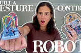 How to build a hand-gesture-controlled robot: for dummies