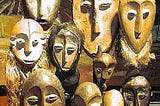 Lega Bwami masks, Congo, Africa, c.1915–1945. Collection of David Norden, Belgium, 1993