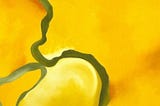 Georgia O’Keeffe’s “Green, Orange and Yellow”