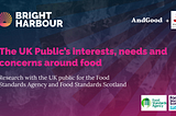 What the UK public care about when it comes to food — 15 min summary.