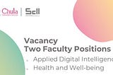 Call for Applications: Two Faculty Positions