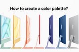 New color selection of iMacs