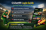 Cricbet99 Login Guide — Common Issues, Fixes & Expert Tips