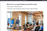 5 Slides for Tips on Presentation Mode in Jupyter Notebook