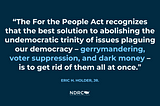 Why We Need the For the People Act