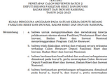 Menjadi Calon Reviewer Badan Riset dan Inovasi Nasional