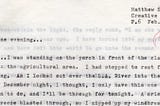 Start of a class assignment that was my first attempt to write about Mary Ann Henderson’s death