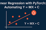 Linear Regression with PyTorch: Automating Y = MX + C