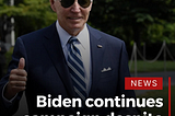 JFC, Dems… Stop Attacking Biden and Start Attacking Trump!