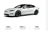 Tesla’s pricing for the used Model S Plaid is higher than for a new 2024 Model S Plaid.