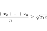 The Arithmetic-Geometric Mean Inequality