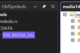 How to dump function symbols from a .pdb file