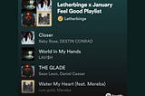 Your January Feel Good Playlist by Letherbinge