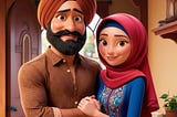 Turban Boy and Girl Love Image Free Download