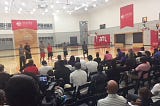 UP CLOSE AND PERSONAL: HAWKS BASKETBALL CLINIC