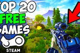 Top 20 free Video Games on Steam.