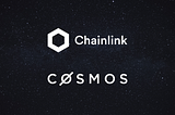 Chainlink and Cosmos logos