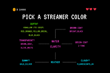 How to Choose a Streamer Color