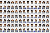 A collection of Emoji characters on their macbook computers — imitating a Zoom workshop.