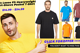 Men’s Loose Fit Heavyweight Short-Sleeve Pocket T-Shirt