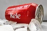 Coke can written “Share a Coke with Kele”