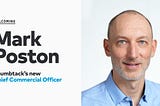 Welcoming Mark Poston, our first-ever Chief Commercial Officer.