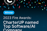 CharterUP Wins ‘Inno Blazer’ at Austin Business Journal Inno Fire Awards as Top Software / AI…