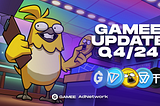 GAMEE Update Q4/24 | Moon Cards, Buy Backs, GAMEE AdNetwork and More!