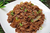 resep daging giling teriyaki