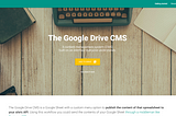 How I used Google Drive and Firebase to give my static site a CMS