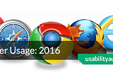 Browser Usage 2016