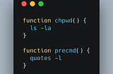 Using ZSH functions to improve your terminal experience