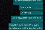 On birthdays and celebrating them