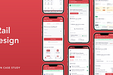 Enhancing the user experience of the redRail app. Mobile app redesign — UI/UX Case Study