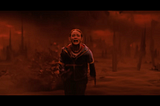 screenshot of max running away from vecna