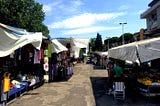 Italy snapshot — a neighborhood market in Florence