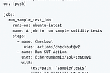 Solidity Unit Tests via a GitHub Action