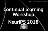 Summary of the 2nd “Continual Learning” Workshop at NeurIPS 2018