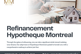 Refinancement Hypotheque