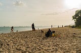 “Footstep” at the beach