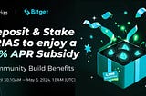 Trias x Bitget Community Build Benefits!