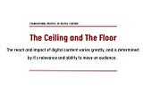 The Ceiling and the Floor Principle