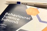 Highlights from Behavioural Science Summit 2018 at Warwick B-School