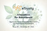 Innovations for Procurement #2