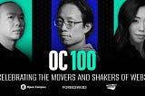 OC 100, 웹3 학습과 성장을 주도하는 크리에이터 명단