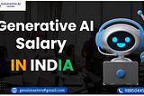 Generative AI salary in India