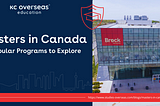 Study Master’s at Canada’s Brock University