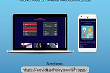 COVID-19 Dashboard Website by Dhairya Ostwal